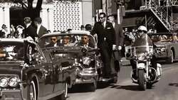 099 JFK Assassination and Swearing In of Lyndon B. Johnson - One Minute History Instructional Video