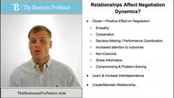 How Relationships Affect Negotiations Instructional Video