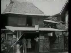 Scenes from post-war Philippines, election campaigns, 1946 Stock Footage