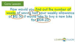 Efficiently Solving Decimal Operations in Real World Problems Instructional Video