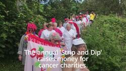 Hundreds of women strip off for charity News Clip