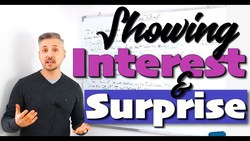 Lesson on how to show INTEREST and SURPRISE - (unbelievable, wow, wonderful!) Instructional Video