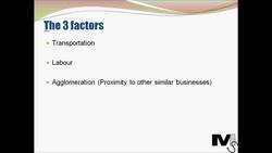 Weber's Theory of Industrial Location (Least Cost theory) - Simplest Explanation Instructional Video