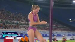 Alysha Newman finishes 3rd in women's pole vault at Diamond League Rome News Clip