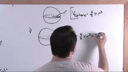 Cylinders, Cones and Spheres: Calculating the volume of a sphere Instructional Video