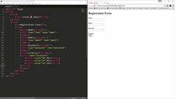 The Full Stack Web Development - Forms & Input - Project Registration Form Instructional Video