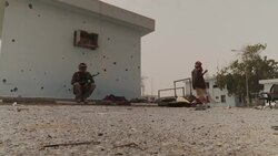 Soldiers stand guard at flour  mill facility News Clip