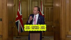 Matt Hancock answers questions at daily coronavirus press conference News Clip