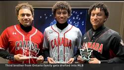 Mississauga teen the 3rd brother in family to be drafted to MLB News Clip