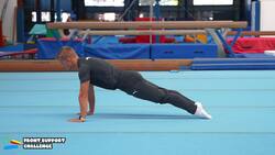 Elementary gymnastics - Misc - 2 front support challenge Instructional Video