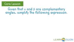 Simplifying Trigonometric Expressions using Sine and Cosine Instructional Video