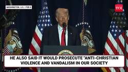 Trump Declares U.S. A Christian State? Big Order By U.S. President | 'Return To Religion...' News Clip