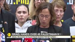 Israel-Hamas: Israel Hands Over 45 Palestinian Bodies News Clip