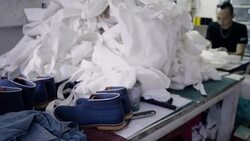 Sewing machine : Fashion Designer Studio Stock Footage