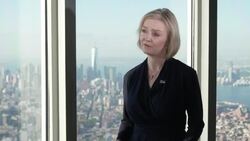 Prime Minister Liz Truss speaks to media at the Empire State building in New York News Clip