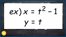 Eliminate the parameter to obtain a sideways parabola Instructional Video