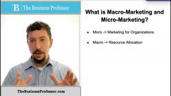 Macro and Micro Marketing Instructional Video