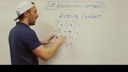 ADDING REAL NUMBERS - Algebra 1.4 Instructional Video