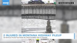 2 Leap From Bridge In 'Bumper Car' Pileup On Icy Montana Highway News Clip