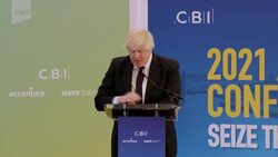 Boris Johnson gives speech at CBI conference News Clip