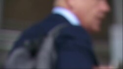 Tim Roache of GMB Union leaving the UNISON building News Clip