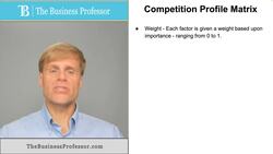 Competition Profile Matrix Instructional Video