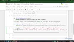 Basics of Chatbots with Machine Learning & Python - Greeting Function Instructional Video