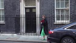 Members of Cabinet depart Downing Street News Clip