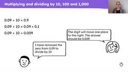 Explain how to multiply and divide a number by 10, 100 and 1,000 Instructional Video