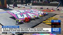 Justice Department ends police reform in cities where George Floyd and Breonna Taylor were killed News Clip
