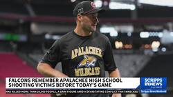 Atlanta Falcons honor Apalachee High School shooting victims ahead of NFL opener News Clip