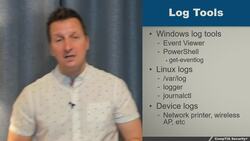 CompTIA Security+ Certification SY0-601: The Total Course - Log Files Instructional Video
