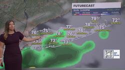 Peeks of sun with chance of afternoon thunderstorms on Long Island News Clip