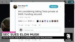 SEC Seeks to Ban Musk From Running Public Company News Clip