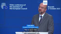 Total siege of Gaza not in line with international law, says Charles Michel News Clip