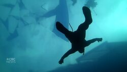 Ice freediving in the Georgian Bay News Clip