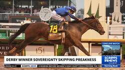 Kentucky Derby winner Sovereignty to skip Preakness, dashing Triple Crown bid News Clip