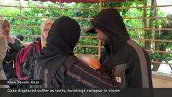 Torrential rains flood Gaza tents ill-equipped for winter storms News Clip