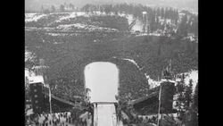 1952 Winter Olympics Ski Jumping News Clip