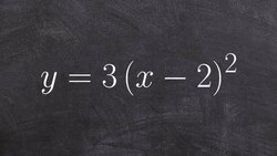 Graphing a quadratic with horizontal compression Instructional Video