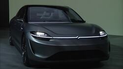 Sony shocks at CES with electric car protoype News Clip