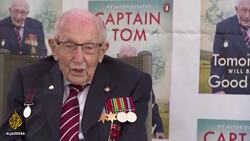 UK fundraising hero Captain Sir Tom Moore passes away with COVID News Clip