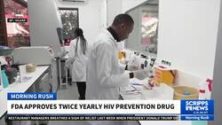 FDA approves the world's only twice-a-year shot to prevent HIV News Clip