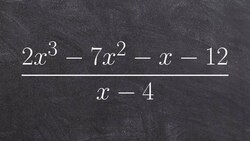 Using long division to divide two polynomials then determine the other zeros Instructional Video