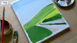 Country Road Landscape Painting Tutorial Instructional Video