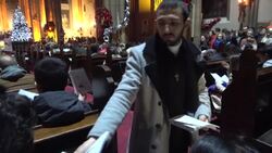 CLEAN : 'It is pure love': People come together in Istanbul to celebrate Christmas in a historical church News Clip