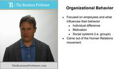 Organizational Behavior: Influencing Employee Performance Instructional Video