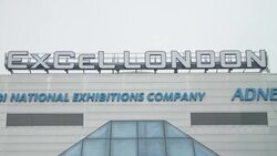 UK: Nightingale Hospital being built at ExCel London to combat the Coronavirus. News Clip