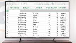 EXCEL DATA: Grouping data by categories Instructional Video