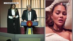 Chrissy Teigen Criticises Trump for TikTok Ban Drama, Pushes for Social Media Curfew Instructional Video